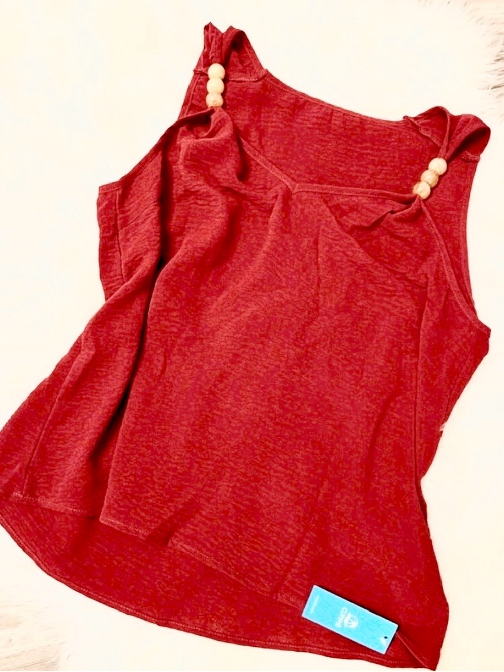 NWT CUPSHE Beaded Blouse